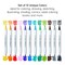 KINGART® Twin-Tip™ Permanent Alcohol-Based Sketch Markers, 12 Colors